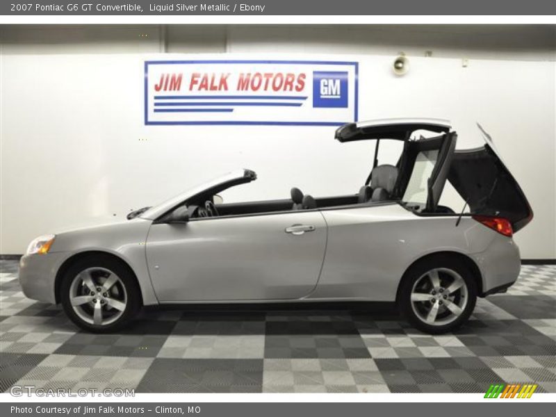 Liquid Silver Metallic / Ebony 2007 Pontiac G6 GT Convertible