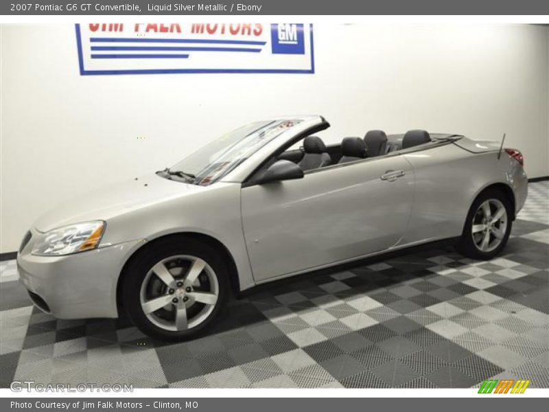 Liquid Silver Metallic / Ebony 2007 Pontiac G6 GT Convertible