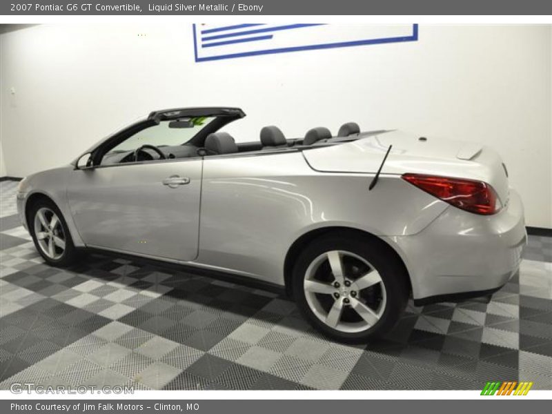 Liquid Silver Metallic / Ebony 2007 Pontiac G6 GT Convertible