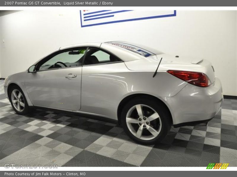 Liquid Silver Metallic / Ebony 2007 Pontiac G6 GT Convertible