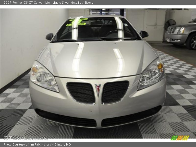 Liquid Silver Metallic / Ebony 2007 Pontiac G6 GT Convertible