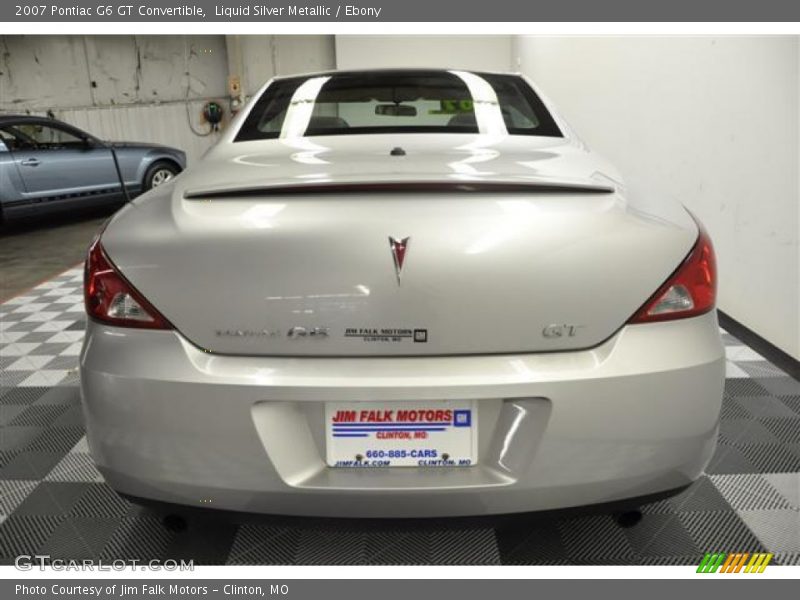 Liquid Silver Metallic / Ebony 2007 Pontiac G6 GT Convertible