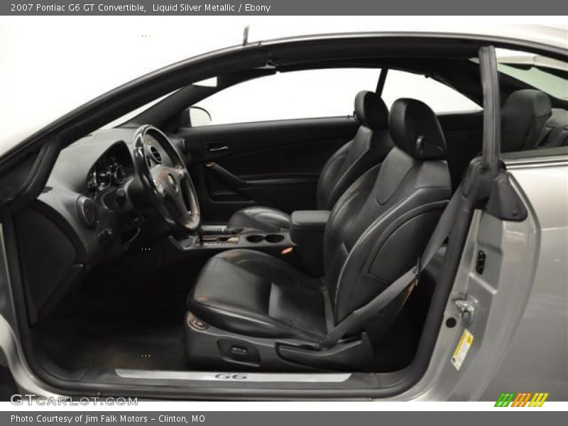Liquid Silver Metallic / Ebony 2007 Pontiac G6 GT Convertible