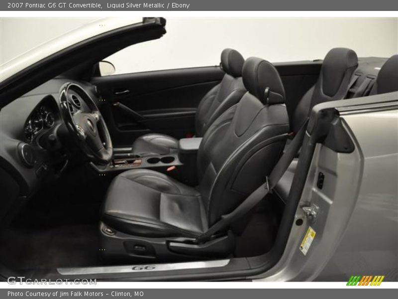 Liquid Silver Metallic / Ebony 2007 Pontiac G6 GT Convertible