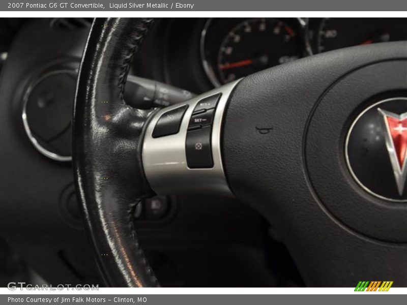 Liquid Silver Metallic / Ebony 2007 Pontiac G6 GT Convertible
