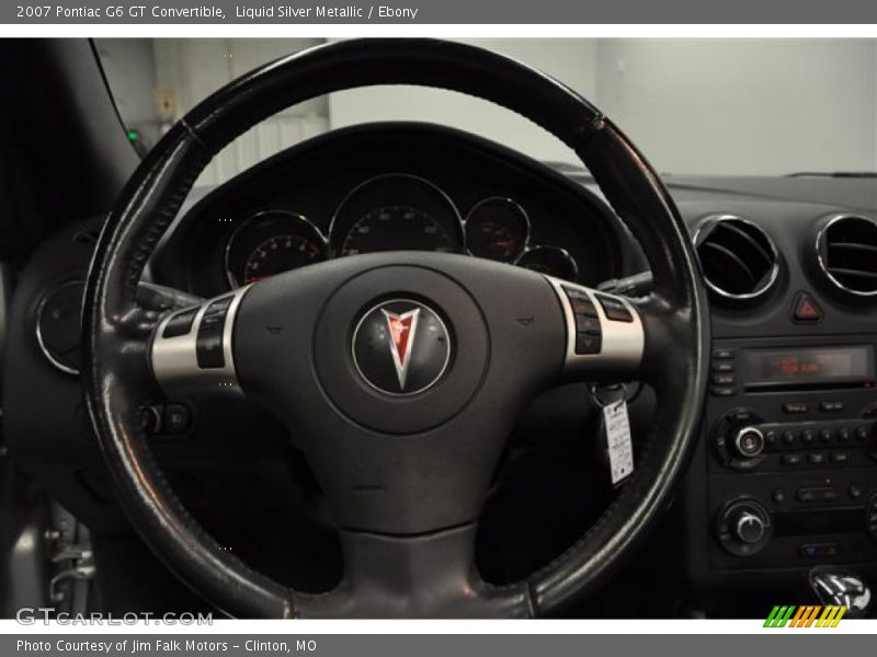 Liquid Silver Metallic / Ebony 2007 Pontiac G6 GT Convertible