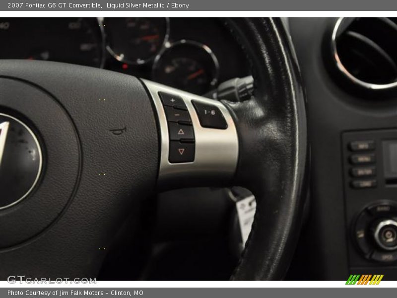 Liquid Silver Metallic / Ebony 2007 Pontiac G6 GT Convertible