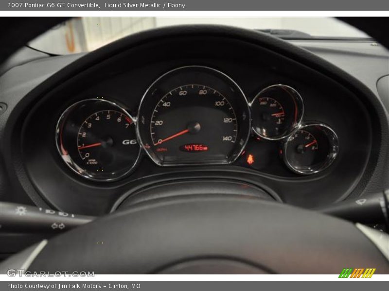Liquid Silver Metallic / Ebony 2007 Pontiac G6 GT Convertible