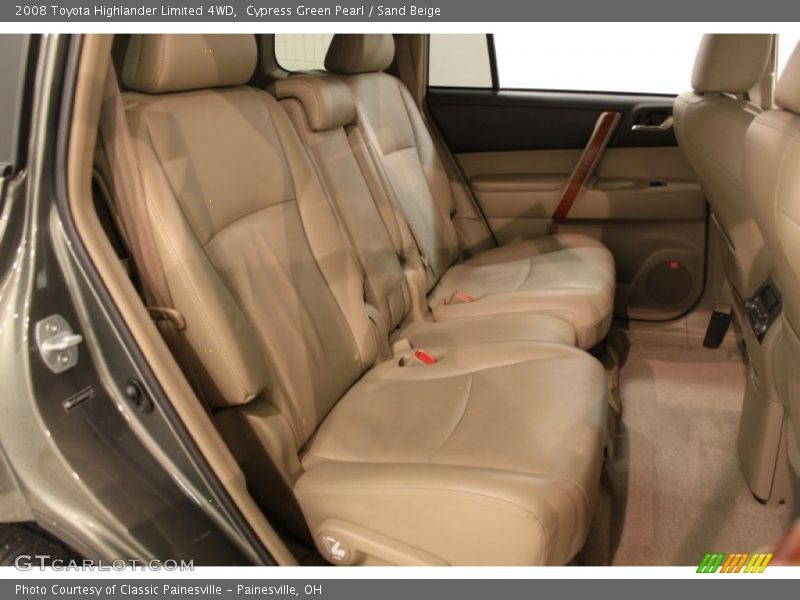 Cypress Green Pearl / Sand Beige 2008 Toyota Highlander Limited 4WD
