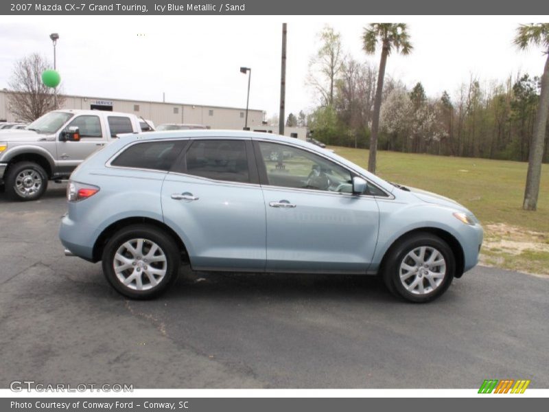 Icy Blue Metallic / Sand 2007 Mazda CX-7 Grand Touring