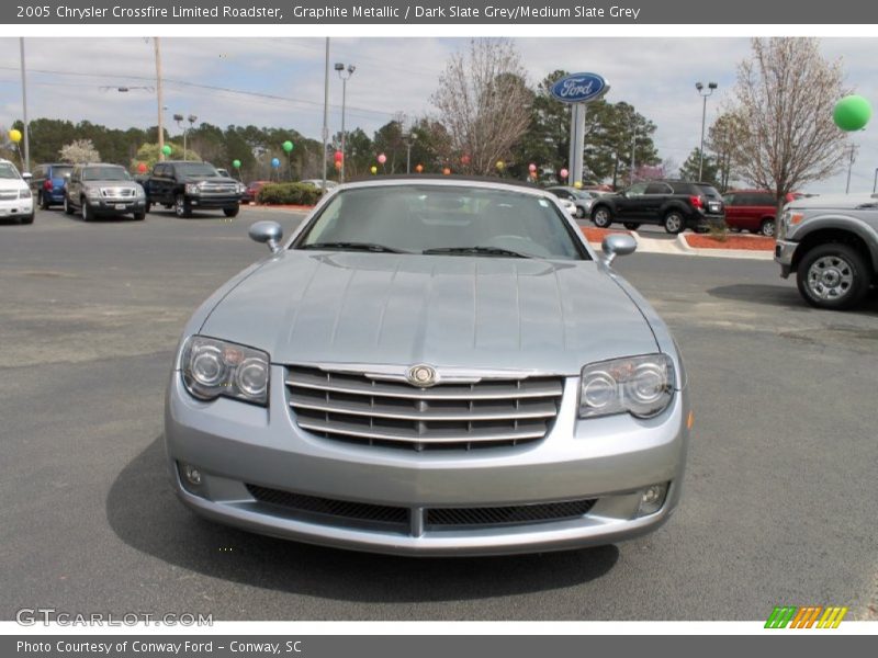 Graphite Metallic / Dark Slate Grey/Medium Slate Grey 2005 Chrysler Crossfire Limited Roadster