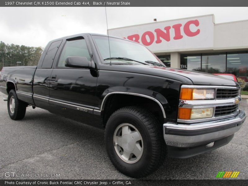 Black / Neutral Shale 1997 Chevrolet C/K K1500 Extended Cab 4x4