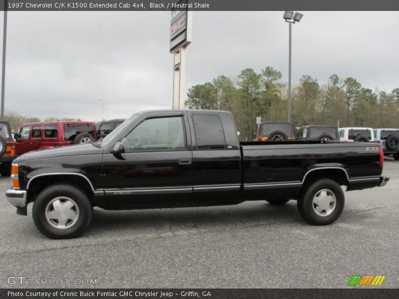 Black / Neutral Shale 1997 Chevrolet C/K K1500 Extended Cab 4x4