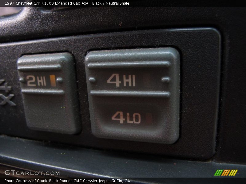 Black / Neutral Shale 1997 Chevrolet C/K K1500 Extended Cab 4x4