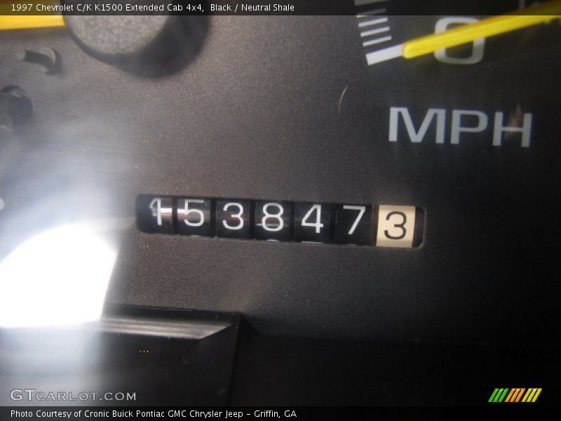 Black / Neutral Shale 1997 Chevrolet C/K K1500 Extended Cab 4x4