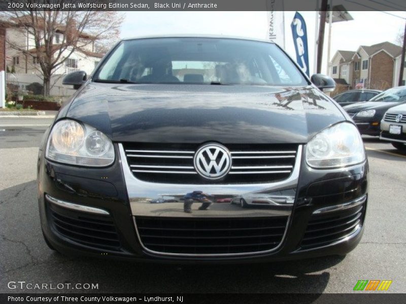 Black Uni / Anthracite 2009 Volkswagen Jetta Wolfsburg Edition Sedan