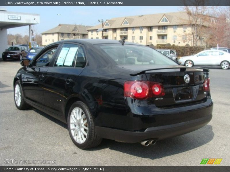 Black Uni / Anthracite 2009 Volkswagen Jetta Wolfsburg Edition Sedan