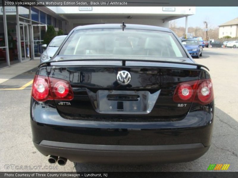Black Uni / Anthracite 2009 Volkswagen Jetta Wolfsburg Edition Sedan