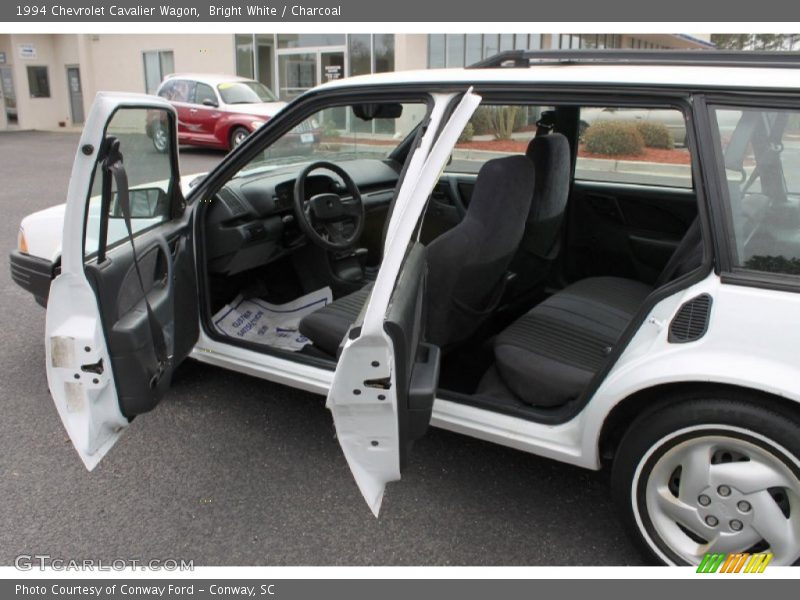 Bright White / Charcoal 1994 Chevrolet Cavalier Wagon