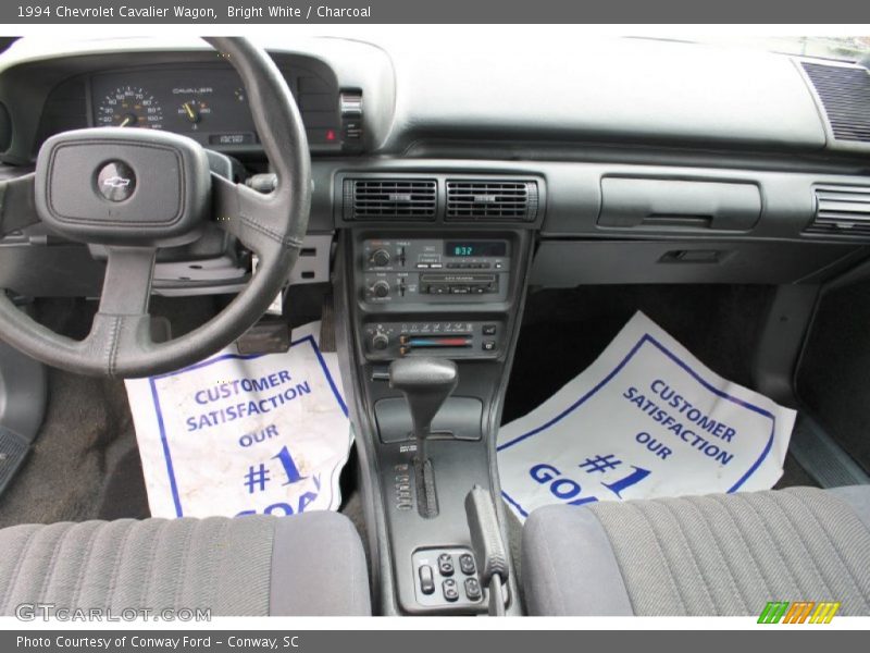 Bright White / Charcoal 1994 Chevrolet Cavalier Wagon