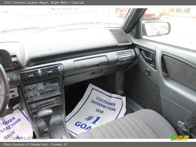 Bright White / Charcoal 1994 Chevrolet Cavalier Wagon