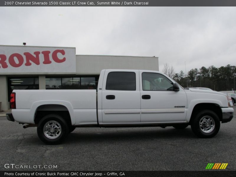 Summit White / Dark Charcoal 2007 Chevrolet Silverado 1500 Classic LT Crew Cab