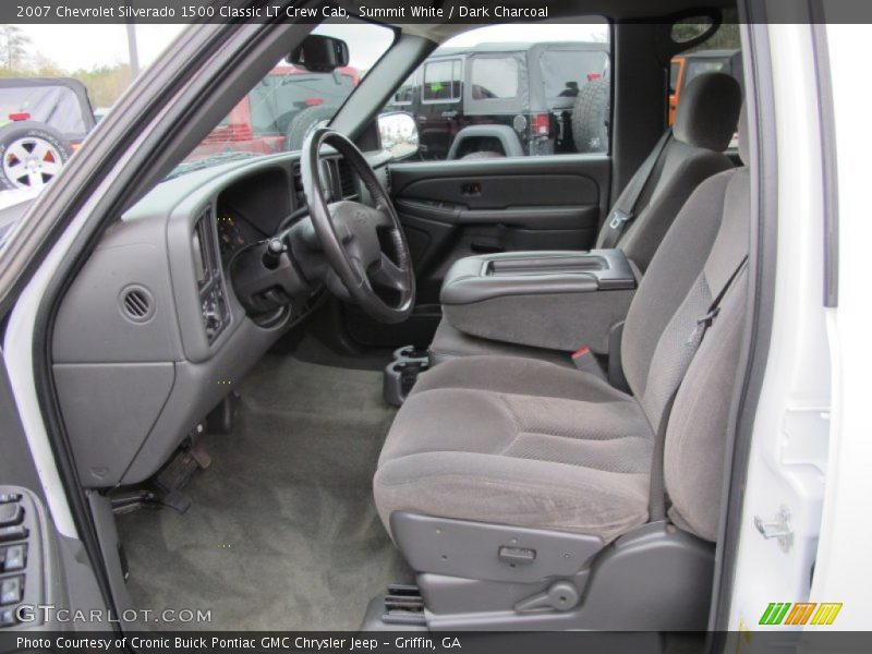 Summit White / Dark Charcoal 2007 Chevrolet Silverado 1500 Classic LT Crew Cab