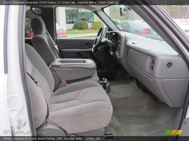 Summit White / Dark Charcoal 2007 Chevrolet Silverado 1500 Classic LT Crew Cab