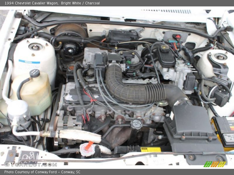 Bright White / Charcoal 1994 Chevrolet Cavalier Wagon