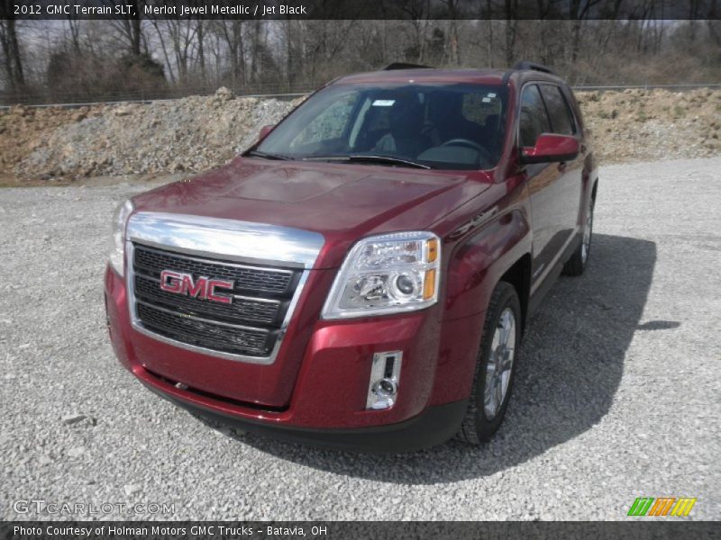 Merlot Jewel Metallic / Jet Black 2012 GMC Terrain SLT