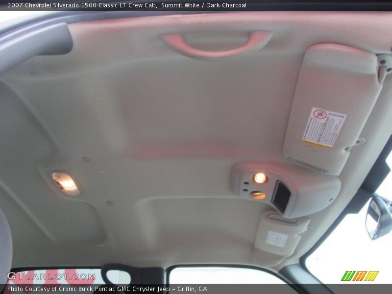 Summit White / Dark Charcoal 2007 Chevrolet Silverado 1500 Classic LT Crew Cab