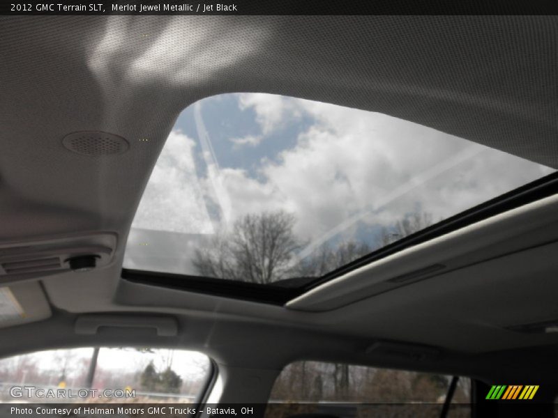 Merlot Jewel Metallic / Jet Black 2012 GMC Terrain SLT