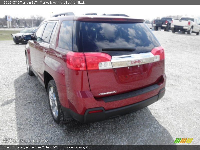 Merlot Jewel Metallic / Jet Black 2012 GMC Terrain SLT