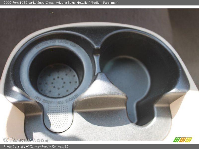 Arizona Beige Metallic / Medium Parchment 2002 Ford F150 Lariat SuperCrew