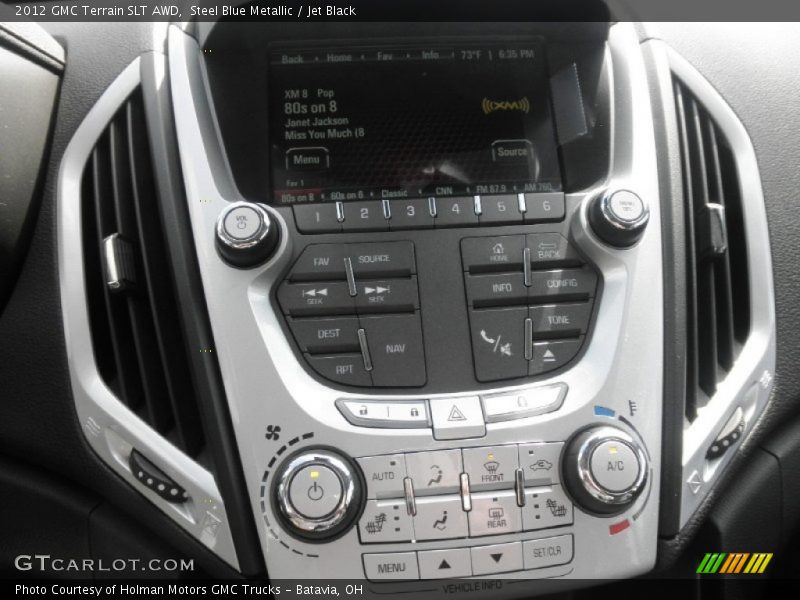 Steel Blue Metallic / Jet Black 2012 GMC Terrain SLT AWD