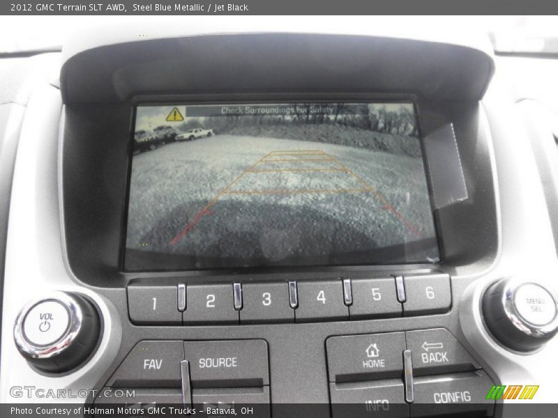 Steel Blue Metallic / Jet Black 2012 GMC Terrain SLT AWD