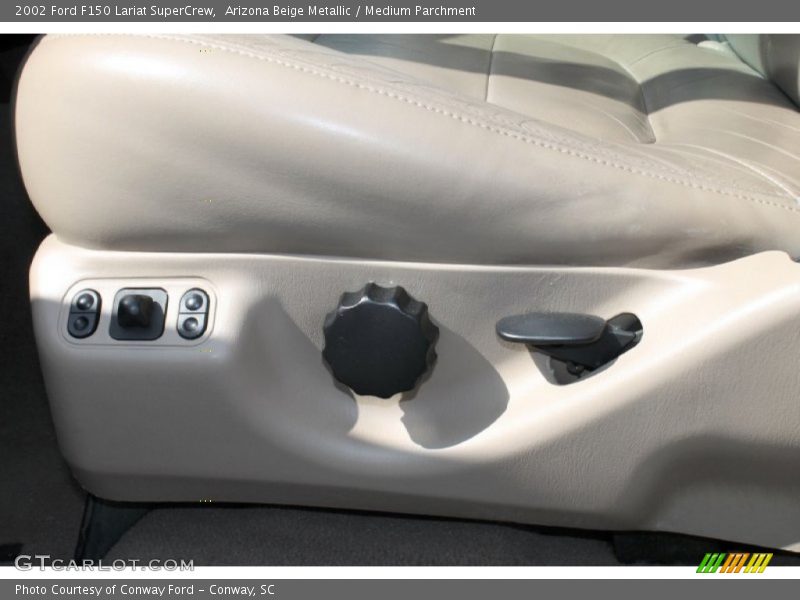 Arizona Beige Metallic / Medium Parchment 2002 Ford F150 Lariat SuperCrew