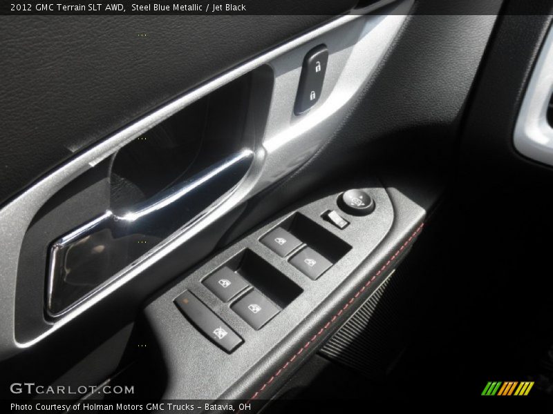 Steel Blue Metallic / Jet Black 2012 GMC Terrain SLT AWD