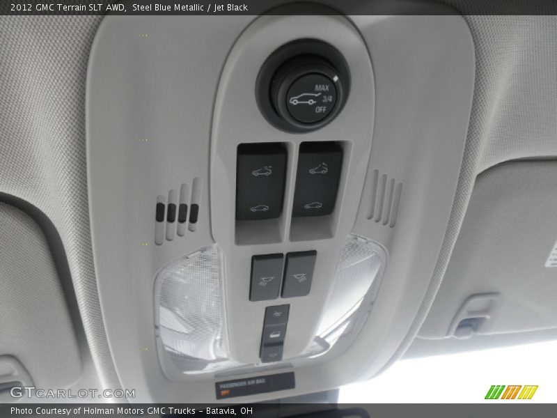 Steel Blue Metallic / Jet Black 2012 GMC Terrain SLT AWD