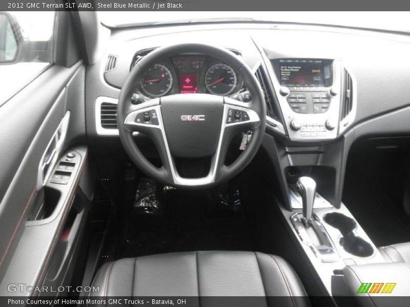 Steel Blue Metallic / Jet Black 2012 GMC Terrain SLT AWD