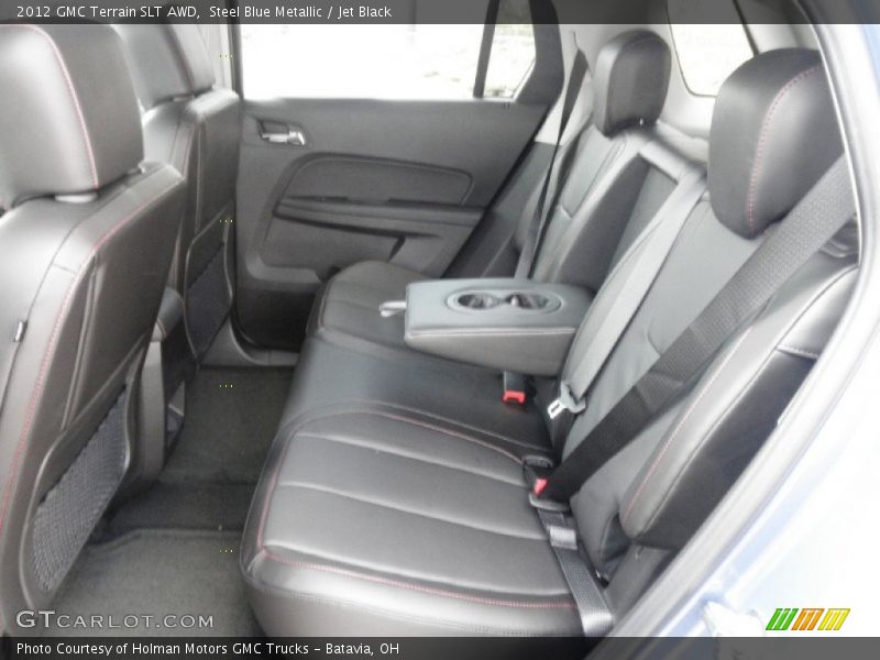 Steel Blue Metallic / Jet Black 2012 GMC Terrain SLT AWD
