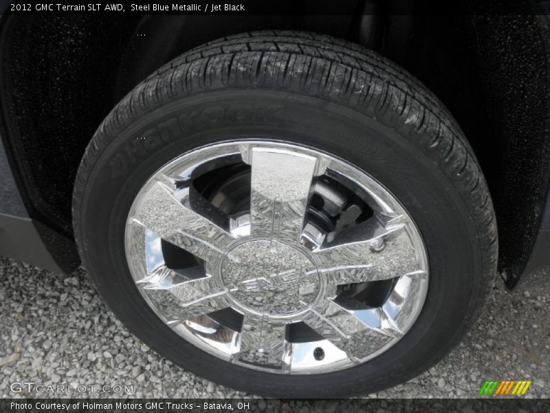 Steel Blue Metallic / Jet Black 2012 GMC Terrain SLT AWD