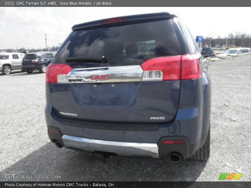 Steel Blue Metallic / Jet Black 2012 GMC Terrain SLT AWD
