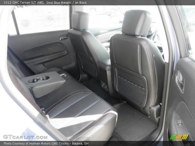Steel Blue Metallic / Jet Black 2012 GMC Terrain SLT AWD