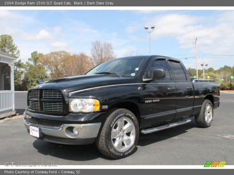 Black / Dark Slate Gray 2004 Dodge Ram 1500 SLT Quad Cab