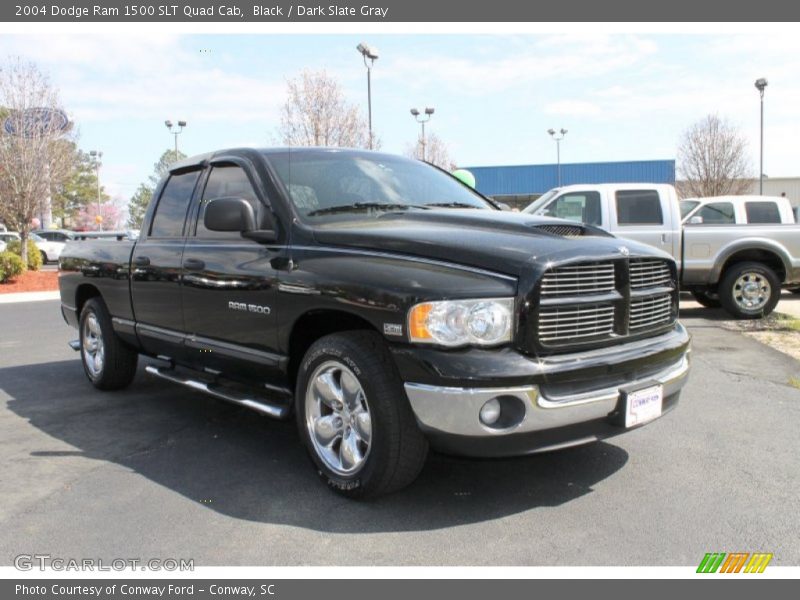 Black / Dark Slate Gray 2004 Dodge Ram 1500 SLT Quad Cab