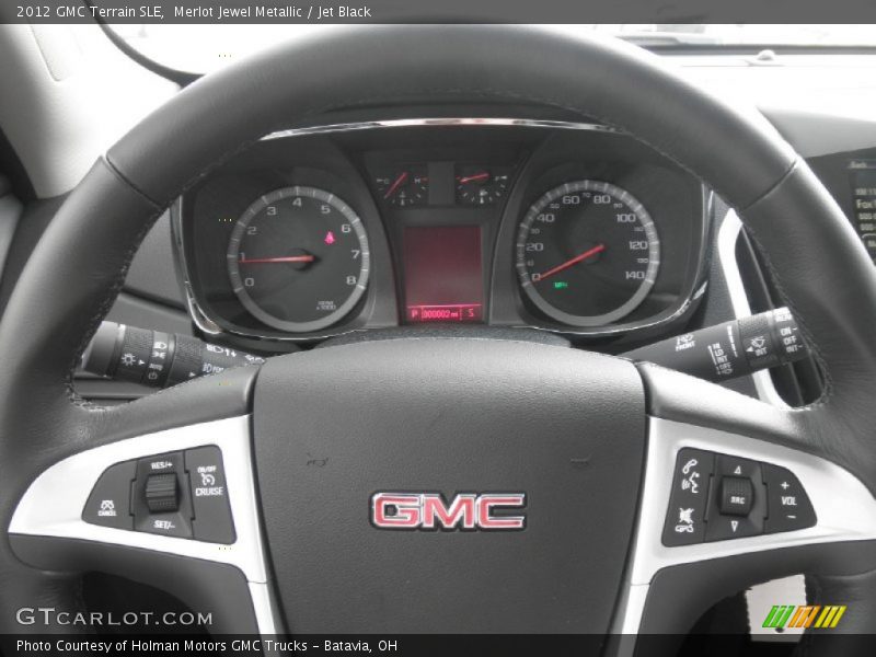 Merlot Jewel Metallic / Jet Black 2012 GMC Terrain SLE