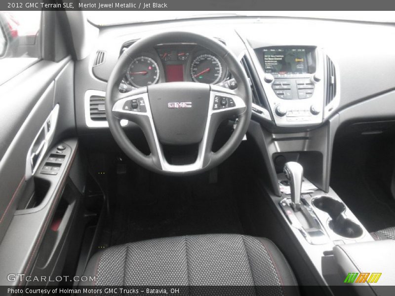 Merlot Jewel Metallic / Jet Black 2012 GMC Terrain SLE