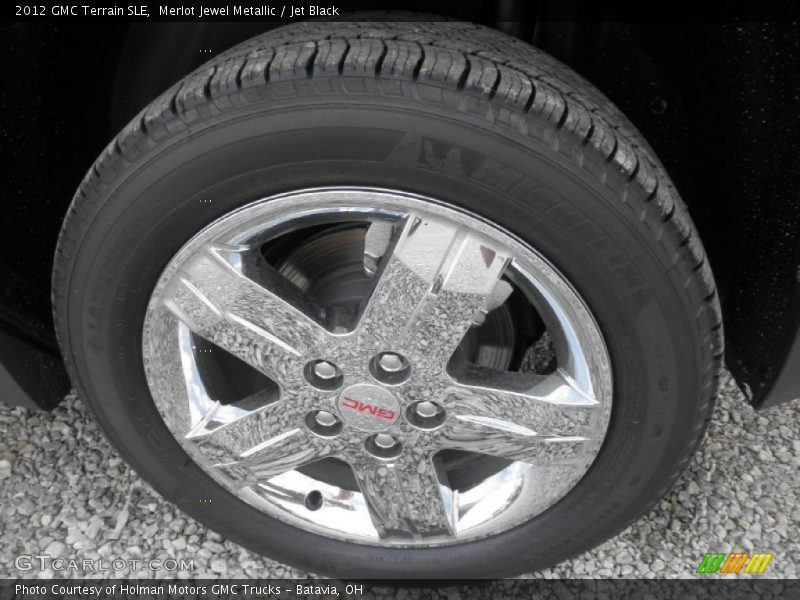 Merlot Jewel Metallic / Jet Black 2012 GMC Terrain SLE