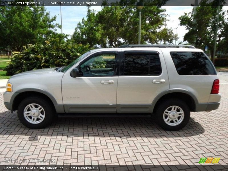 Silver Birch Metallic / Graphite 2002 Ford Explorer XLT